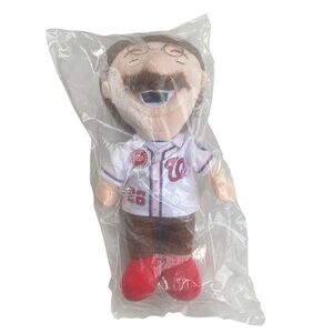 Washington Nationals Racing President Teddy Roosevelt plush window cling. Plush